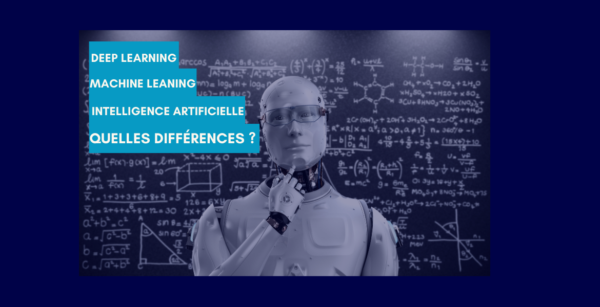 Les différences entre : intelligence artificielle, machine learning et deep learning 